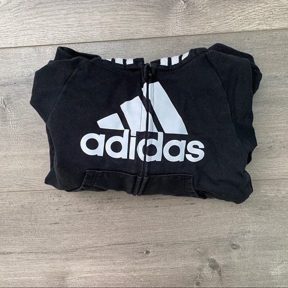 Adidas Logo Hooded Romper - Picture 3 of 6